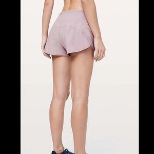 Lululemon Athletica Shorts- Mesh Over Miles Short Powdered Mauve